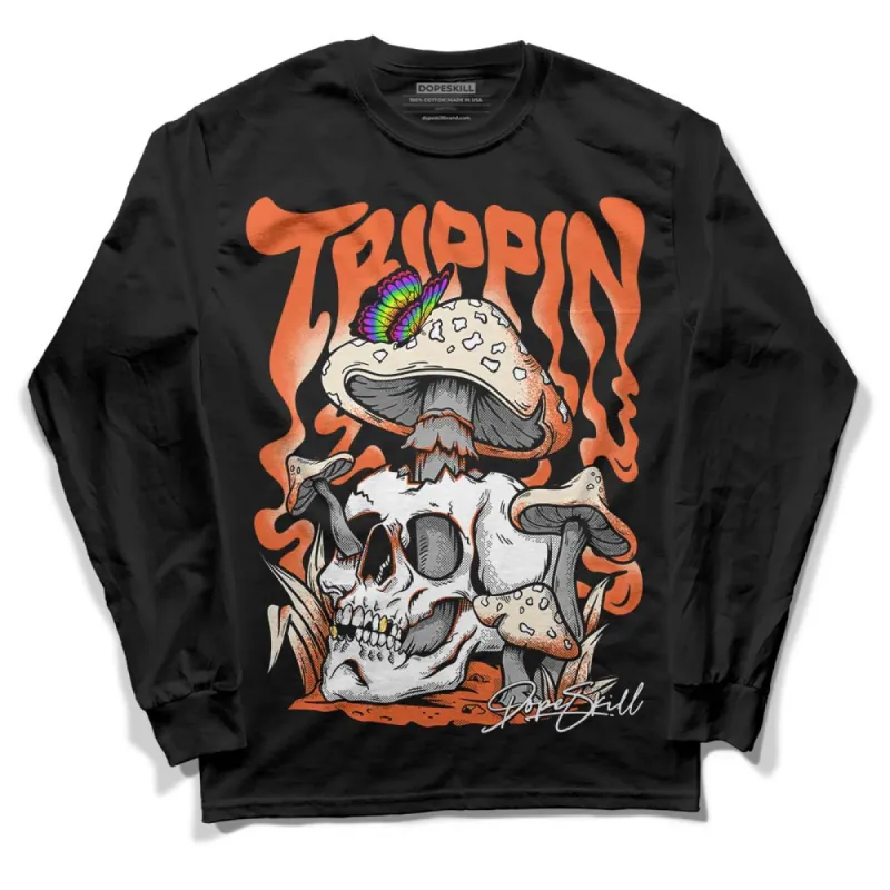 Georgia Peach 3s DopeSkill Long Sleeve T-Shirt Trippin Graphic sold by DopeSkill