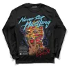 GS 'Six Championships' 1s DopeSkill Long Sleeve T-Shirt Never Stop Hustling Graphic sold by DopeSkill