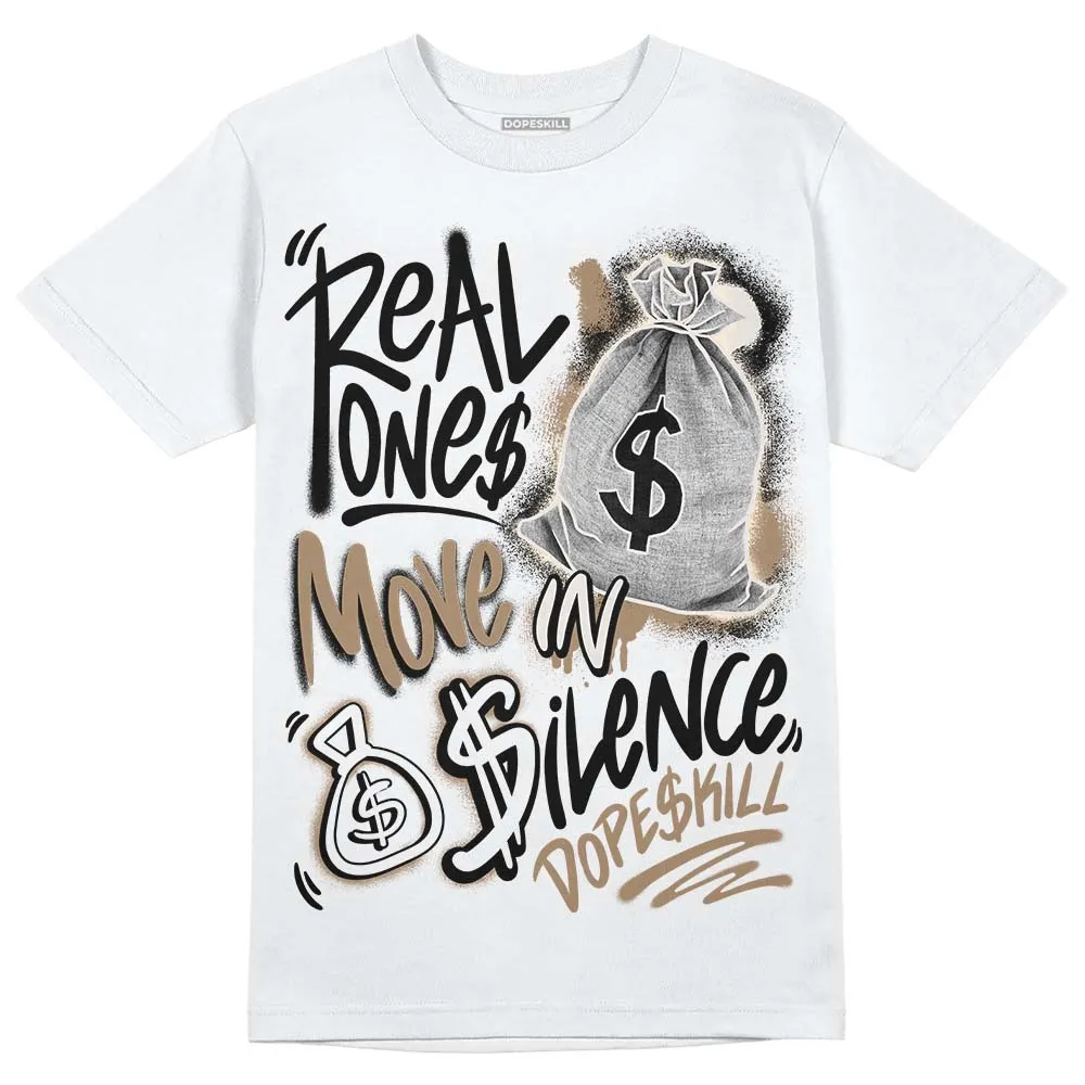 Sail 5s DopeSkill T-Shirt Real Ones Move In Silence Graphic sold by DopeSkill