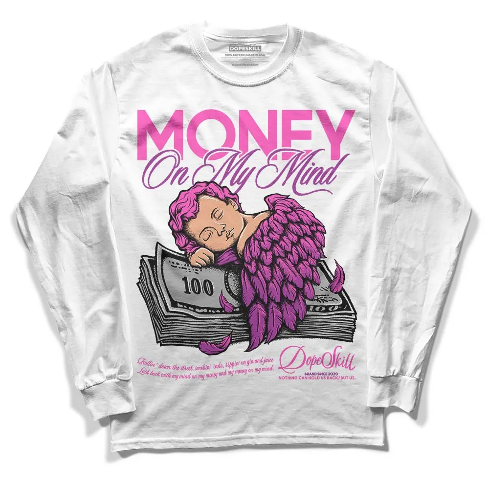 Hyper Violet 4s DopeSkill Long Sleeve T-Shirt MOMM Graphic sold by DopeSkill