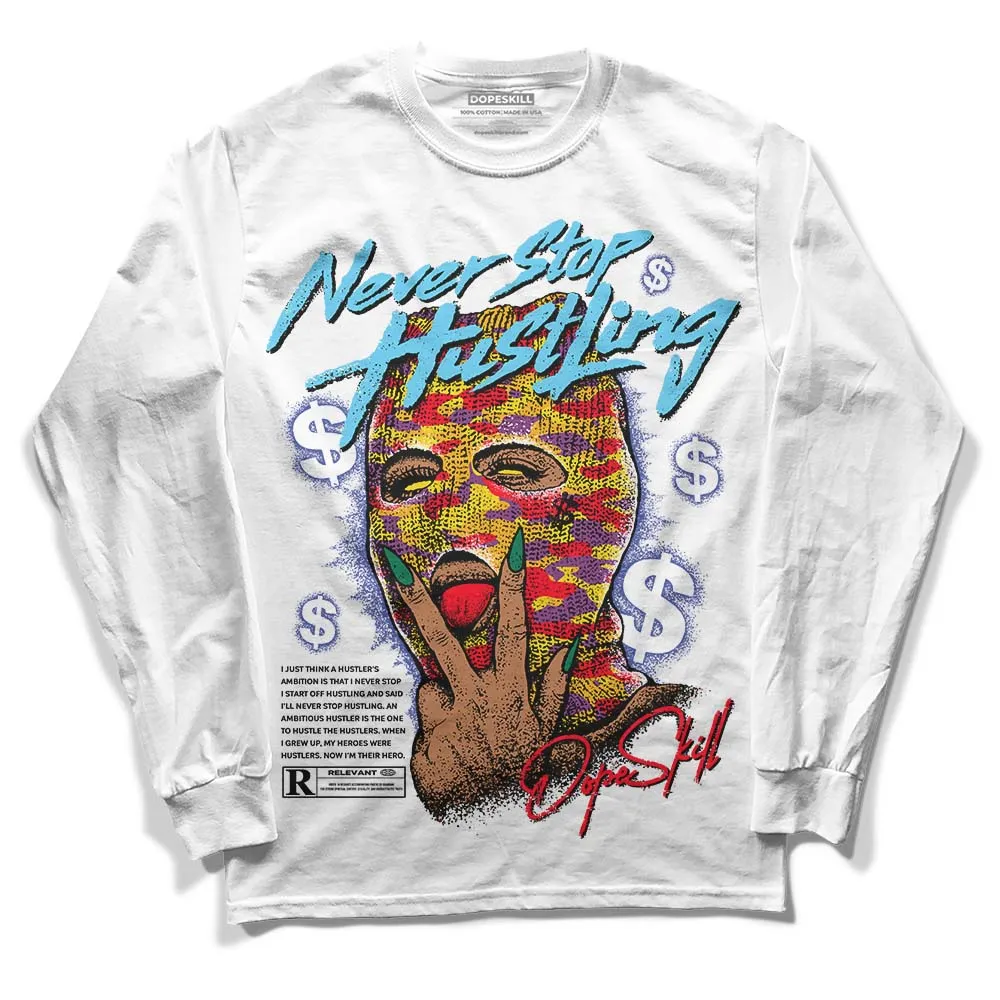 GS 'Six Championships' 1s DopeSkill Long Sleeve T-Shirt Never Stop Hustling Graphic sold by DopeSkill product image thumbnail 2