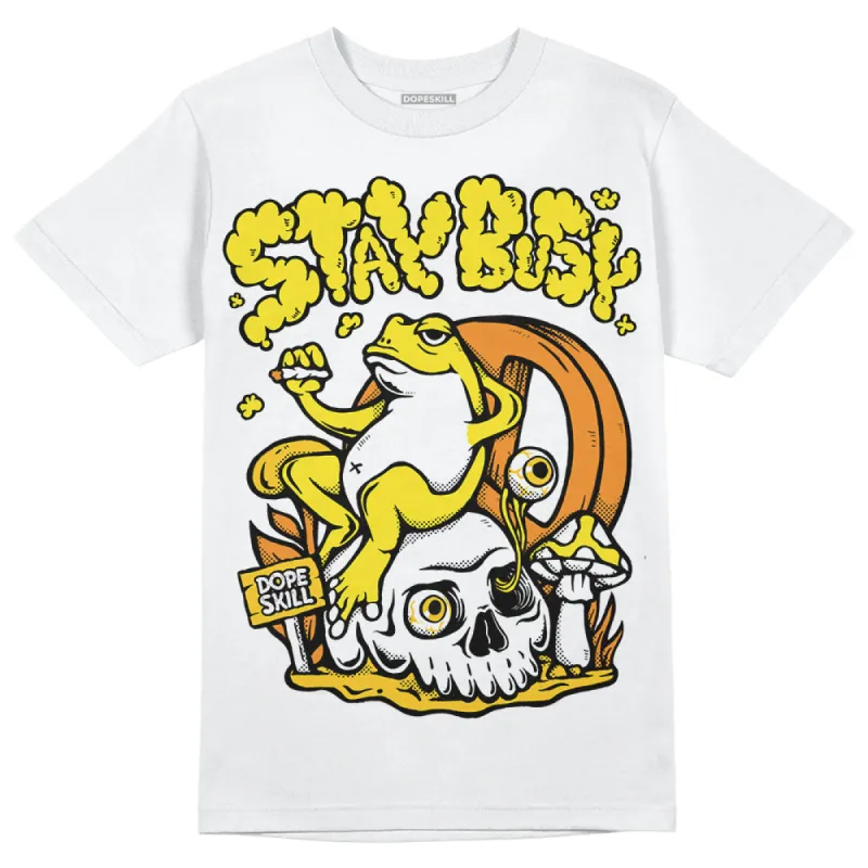 Vivid Sulfur 4s DopeSkill T-Shirt Stay Busy Graphic sold by DopeSkill