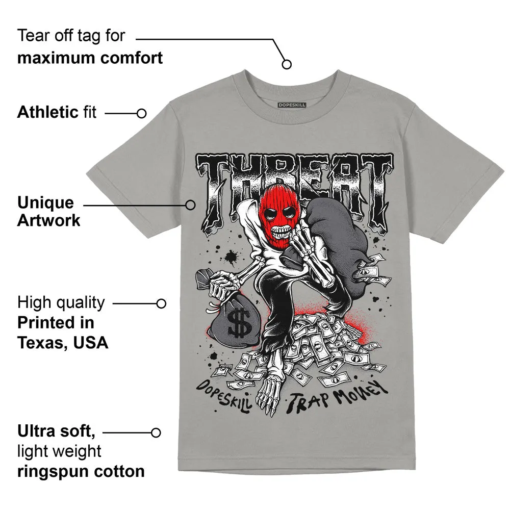 Wet Cement 4s DopeSkill Grey T-shirt Threat Graphic sold by DopeSkill product image thumbnail 2