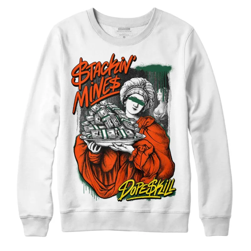 Dunk Team Dark Green Orange DopeSkill Sweatshirt Stackin Mines Graphic sold by DopeSkill