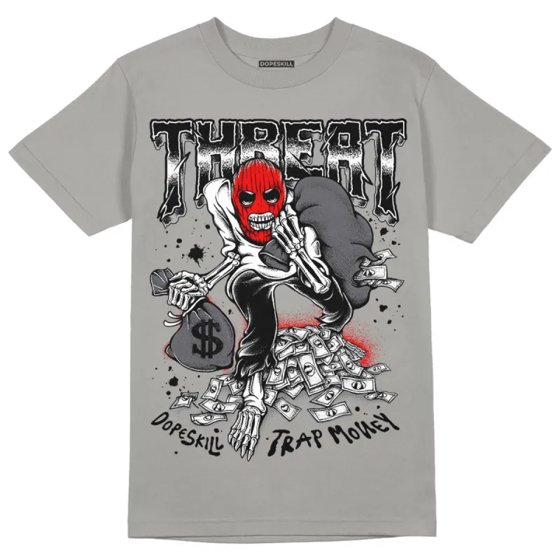 Wet Cement 4s DopeSkill Grey T-shirt Threat Graphic sold by DopeSkill