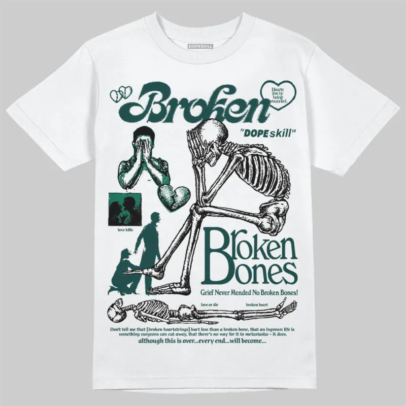 Oxidized Green 4s DopeSkill T-Shirt Broken Bones Graphic sold by DopeSkill