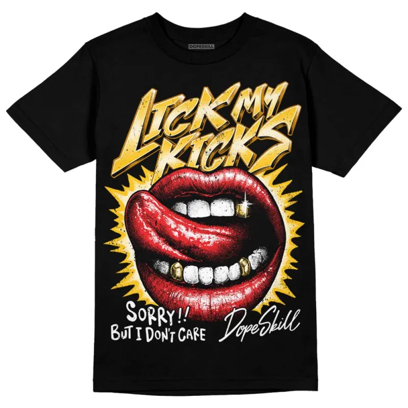 Yellow Collection DopeSkill T-Shirt Lick My Kicks Graphic sold by DopeSkill
