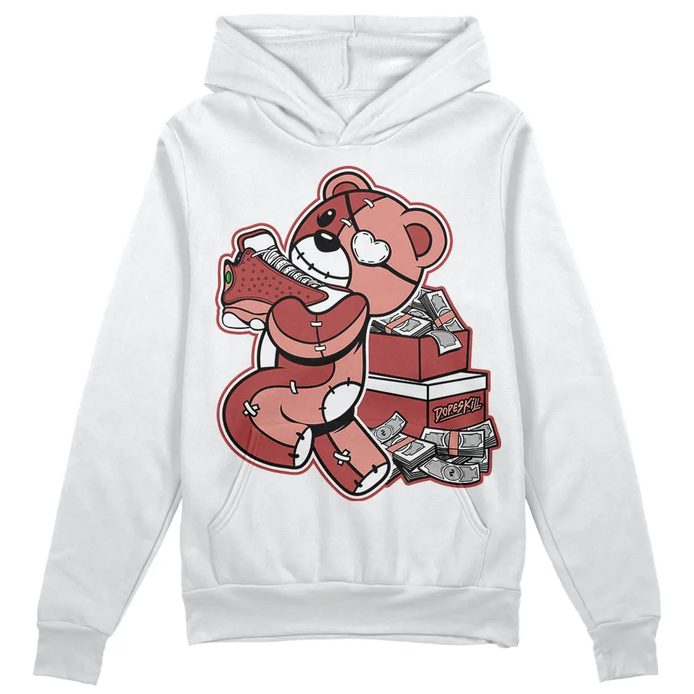 Dune Red 13s DopeSkill Hoodie Sweatshirt Bear Steals Sneaker Graphic sold by DopeSkill