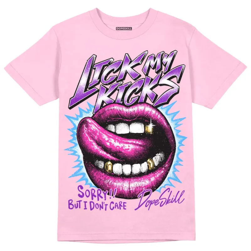 Pink Collection DopeSkill Pink T-shirt Lick My Kicks Graphic sold by DopeSkill