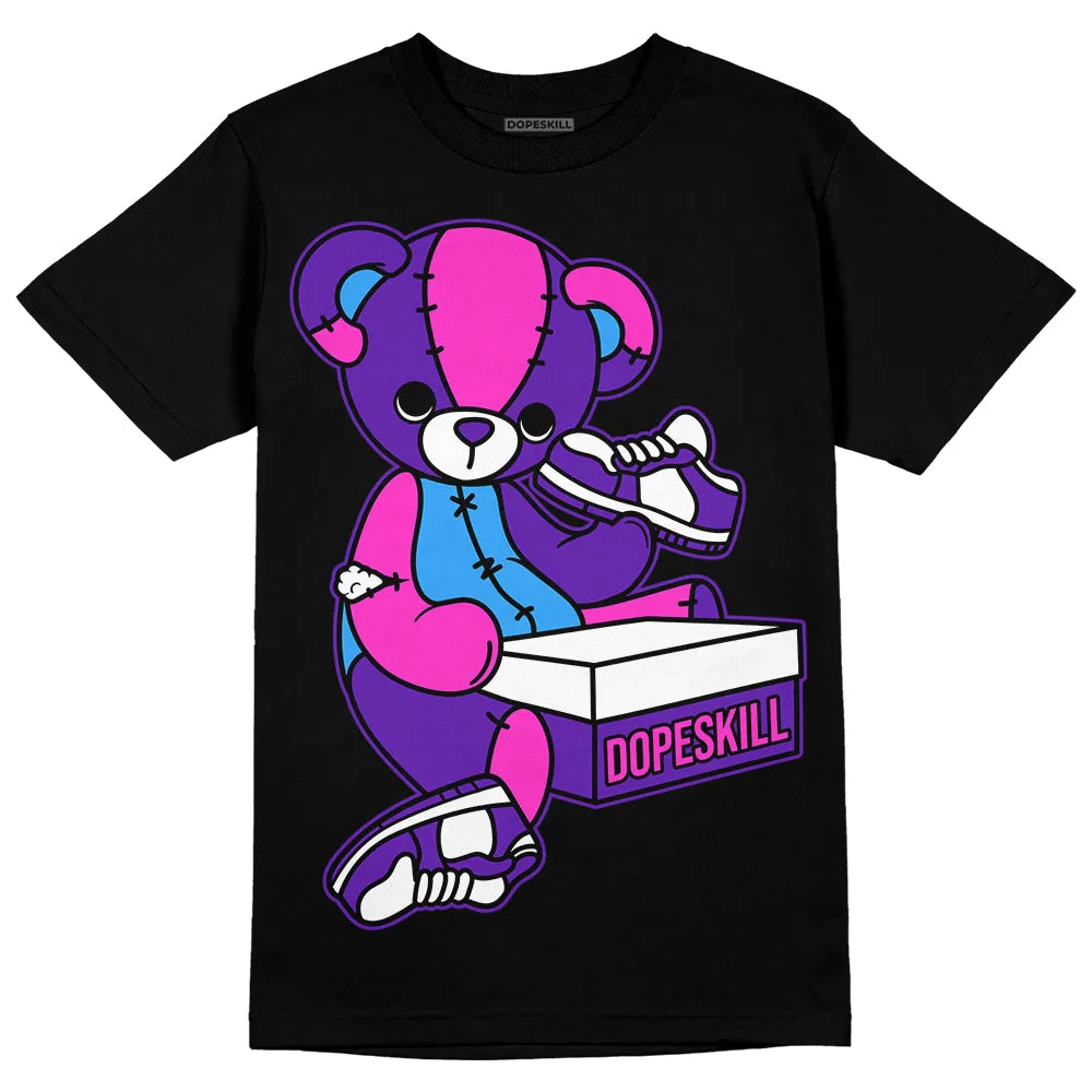 Dunk Purple Championship Court White DopeSkill T-Shirt Sneakerhead BEAR Graphic sold by DopeSkill product image thumbnail 2