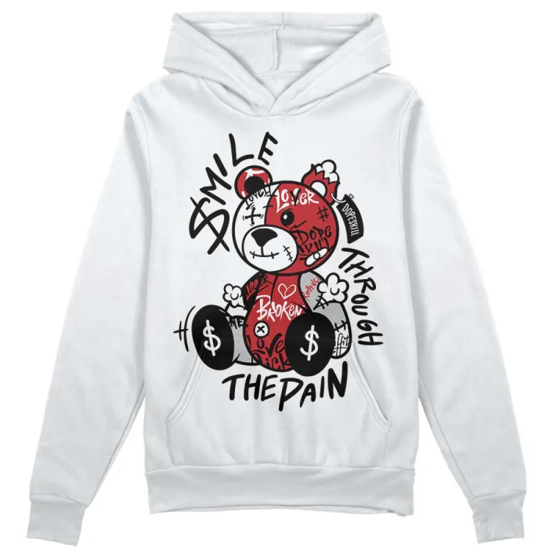 Red Taxi 12s DopeSkill Hoodie Sweatshirt Smile Through The Pain Graphic sold by DopeSkill