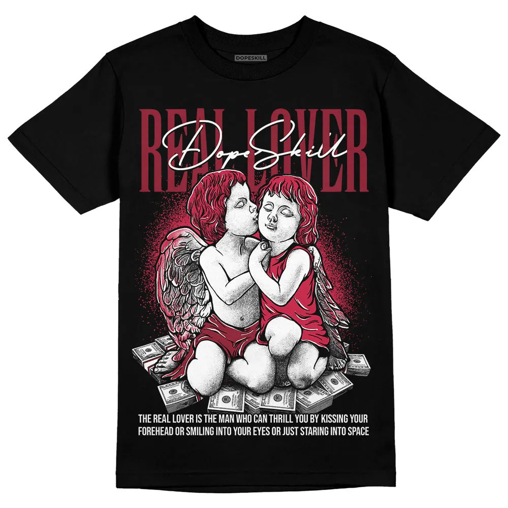 85 Metallic Burgundy 1s DopeSkill T-Shirt Real Lover Graphic sold by DopeSkill product image thumbnail 2