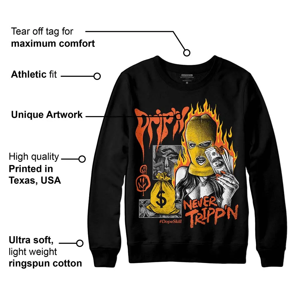 Georgia Peach 3s DopeSkill Sweatshirt Drip'n Never Tripp'n Graphic sold by DopeSkill product image thumbnail 3