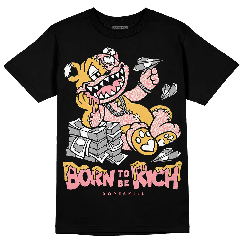 Red Stardust 3s DopeSkill T-Shirt Born To Be Rich Graphic sold by DopeSkill product image thumbnail 2
