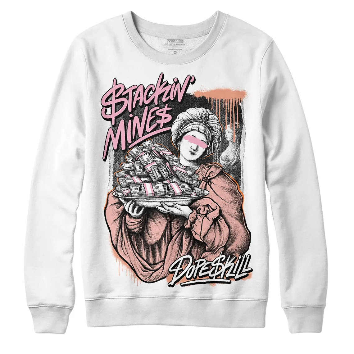 Legend Pink 11s DopeSkill Sweatshirt Stackin Mines Graphic sold by DopeSkill