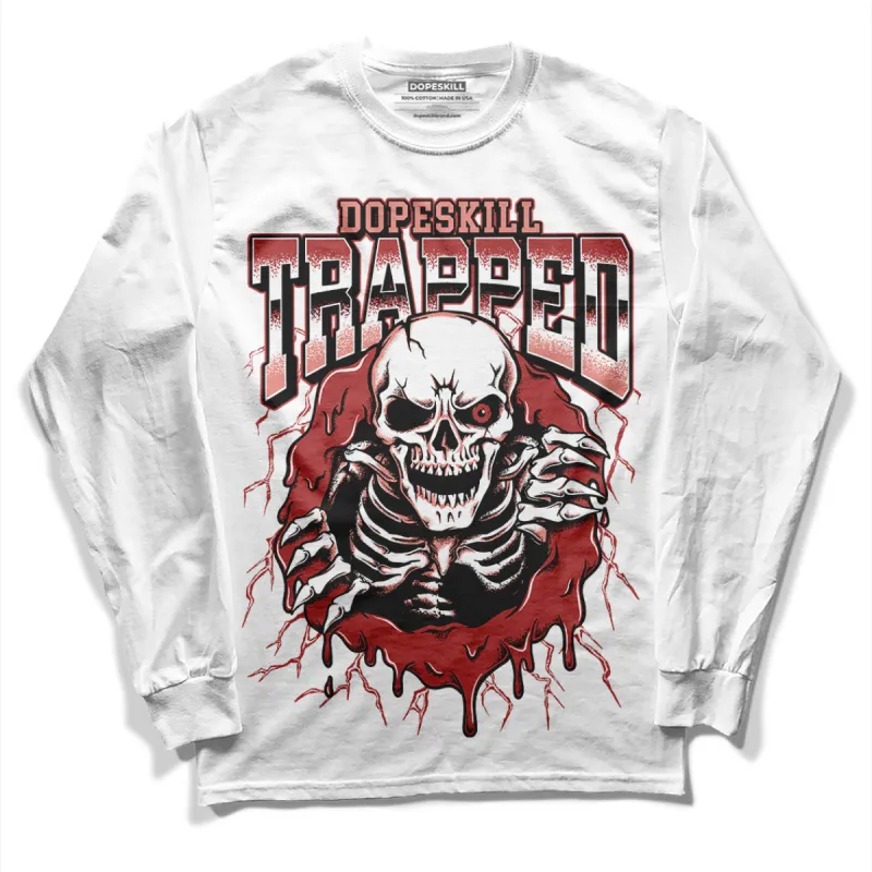 Dune Red 13s DopeSkill Long Sleeve T-Shirt Trapped Halloween Graphic sold by DopeSkill