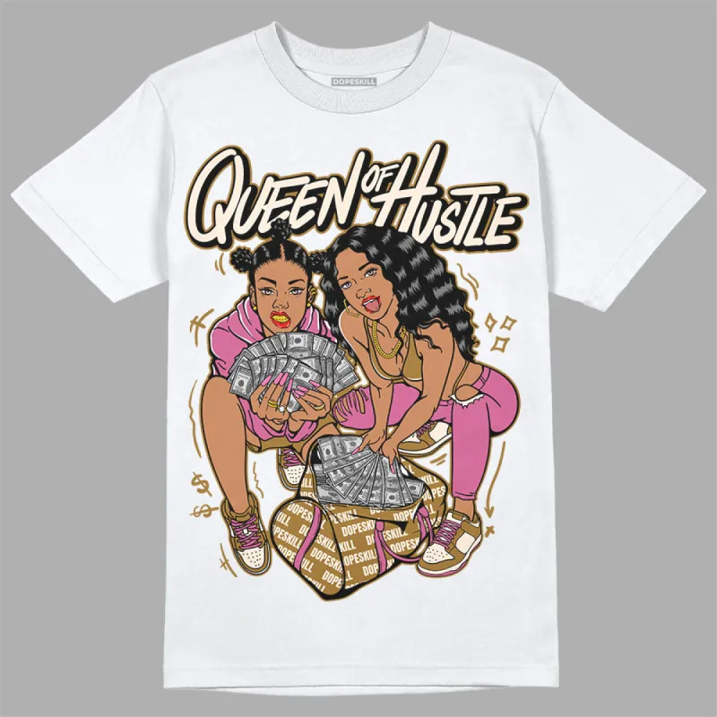 Dunk Bronzine Playful Pink Coconut Milk DopeSkill T-Shirt Queen Of Hustle Graphic sold by DopeSkill