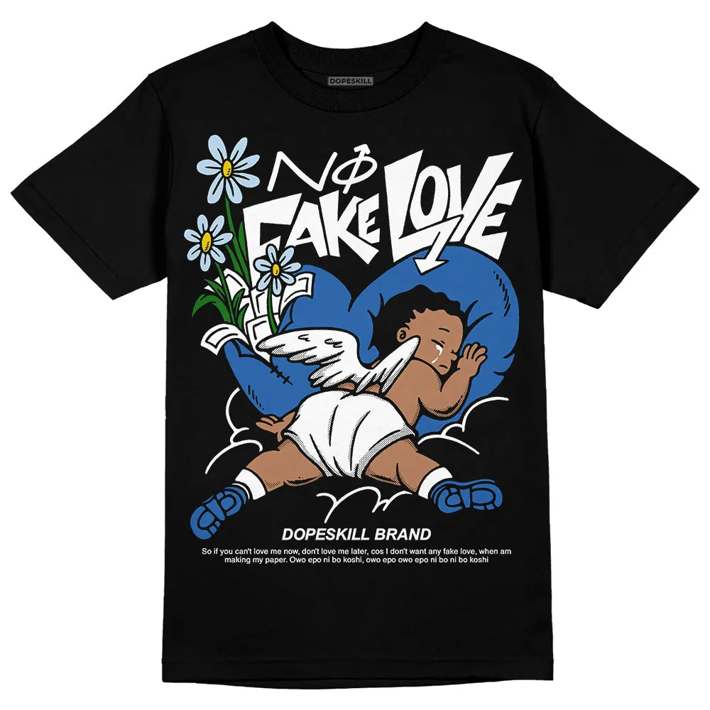 Space Jam 11s DopeSkill T-Shirt No Fake Love Graphic sold by DopeSkill