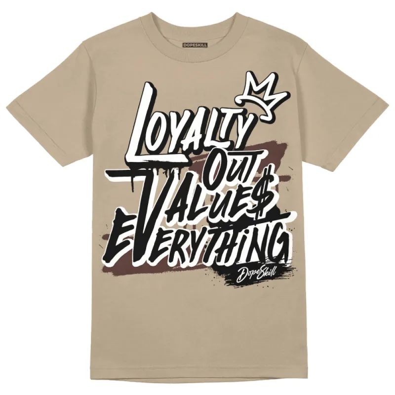 Latte 1s DopeSkill Medium Brown T-shirt LOVE Graphic sold by DopeSkill