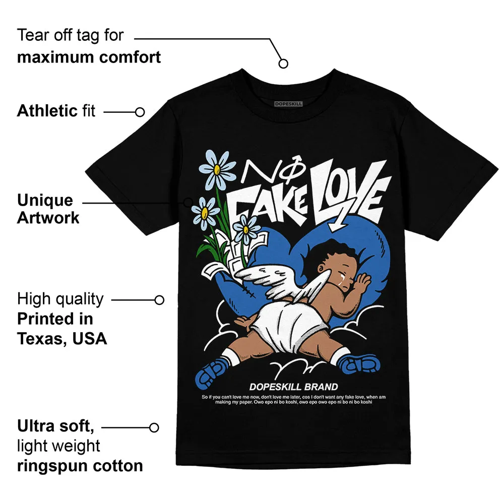 Space Jam 11s DopeSkill T-Shirt No Fake Love Graphic sold by DopeSkill product image thumbnail 3