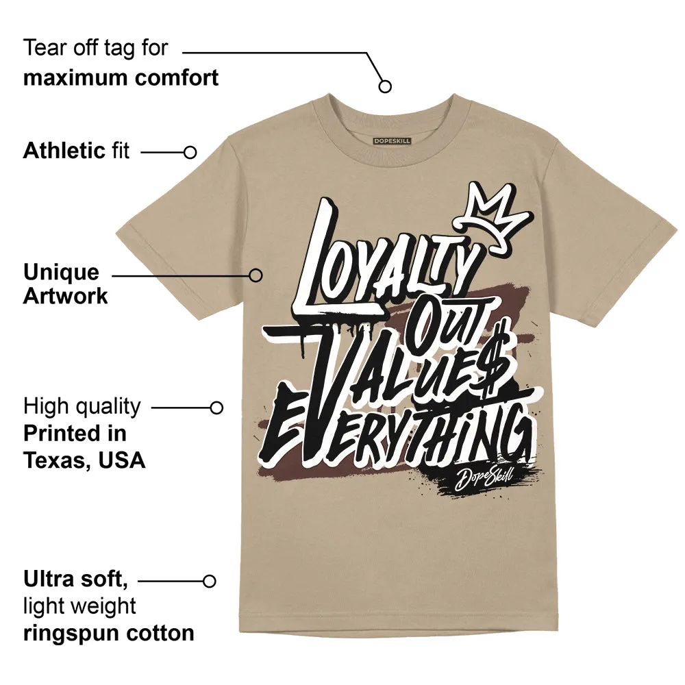Latte 1s DopeSkill Medium Brown T-shirt LOVE Graphic sold by DopeSkill product image thumbnail 2