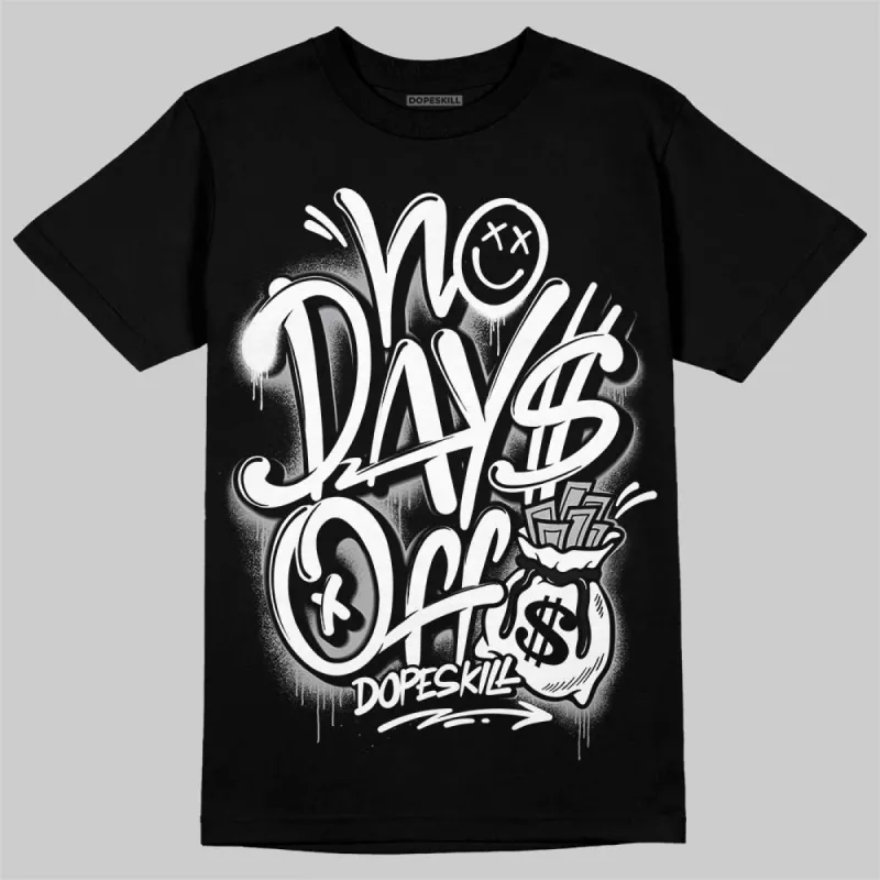 White Thunder 4s DopeSkill T-Shirt No Days Off Graphic sold by DopeSkill
