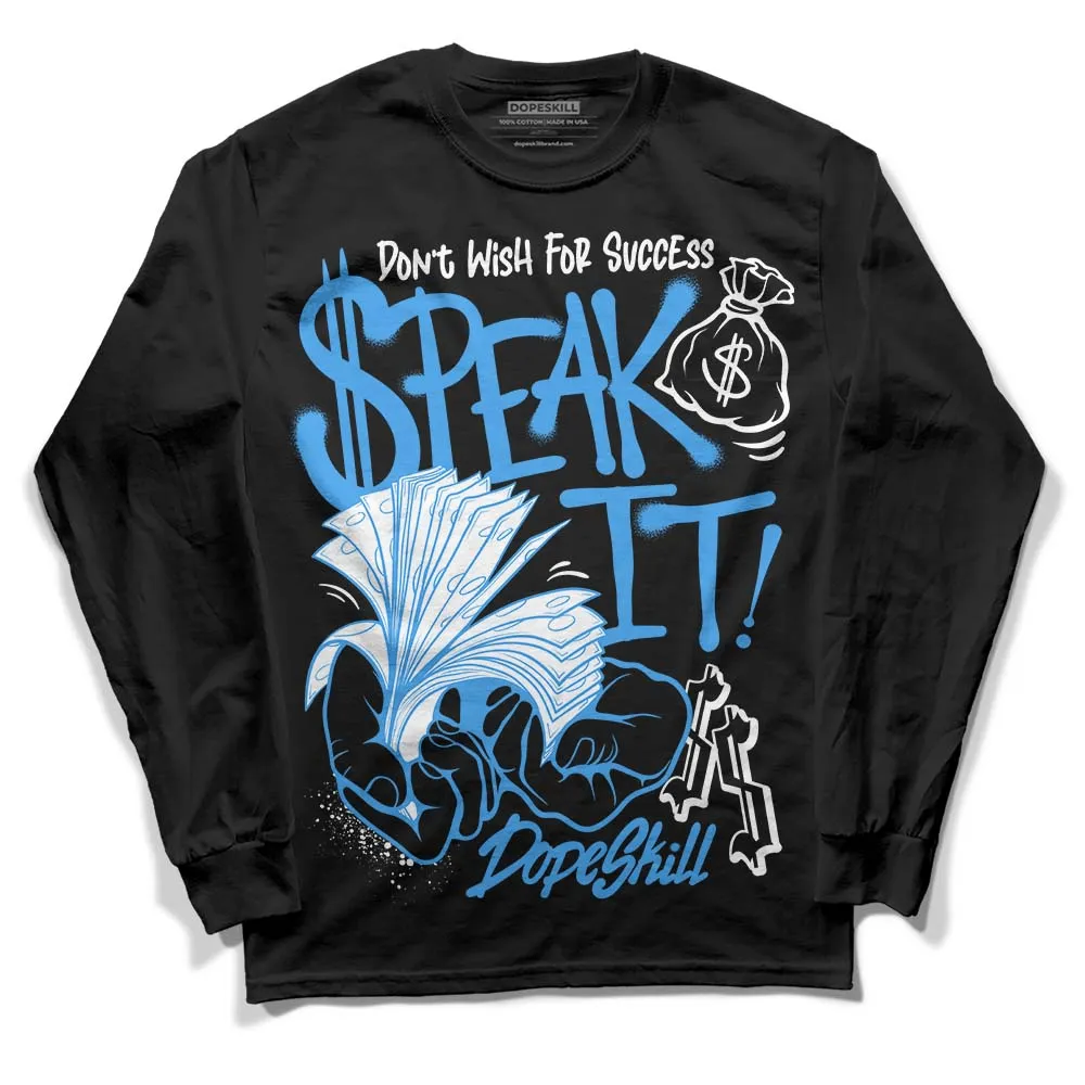 Midnight Navy 3s DopeSkill Long Sleeve T-Shirt Speak It Graphic sold by DopeSkill product image thumbnail 2
