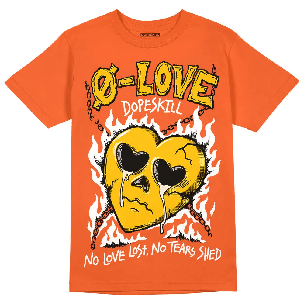 Georgia Peach 3s DopeSkill Orange T-shirt Crying Heart Graphic sold by DopeSkill