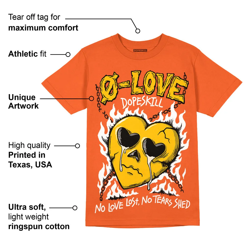 Georgia Peach 3s DopeSkill Orange T-shirt Crying Heart Graphic sold by DopeSkill product image thumbnail 2