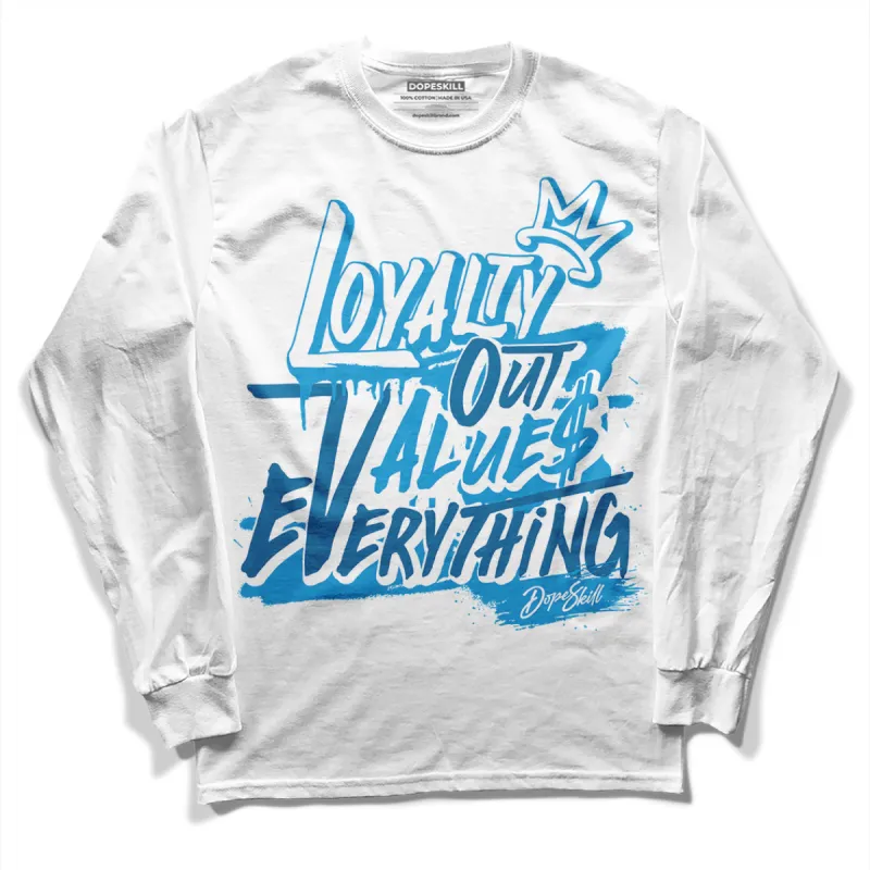 Military Blue 4s DopeSkill Long Sleeve T-Shirt LOVE Graphic sold by DopeSkill