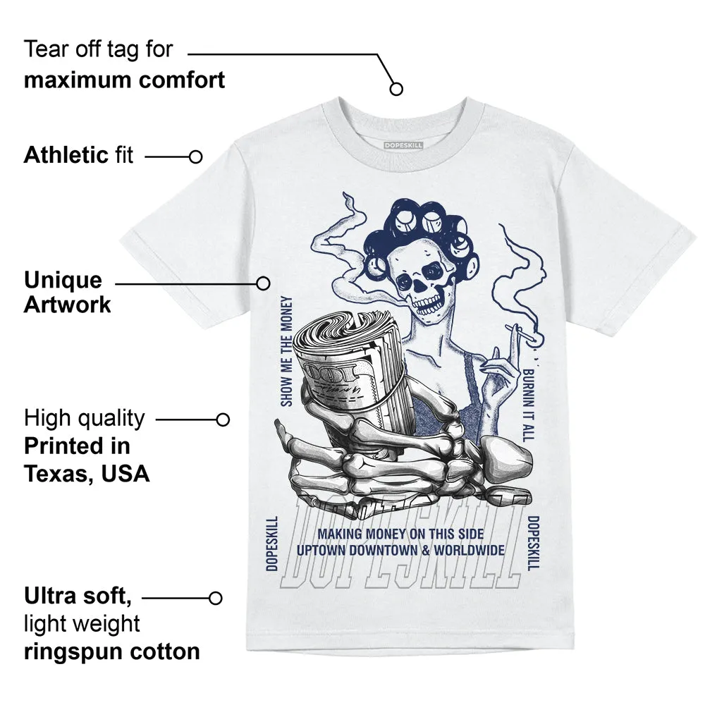 AJ Spizike White Obsidian DopeSkill T-Shirt Show Me The Money Graphic sold by DopeSkill product image thumbnail 3