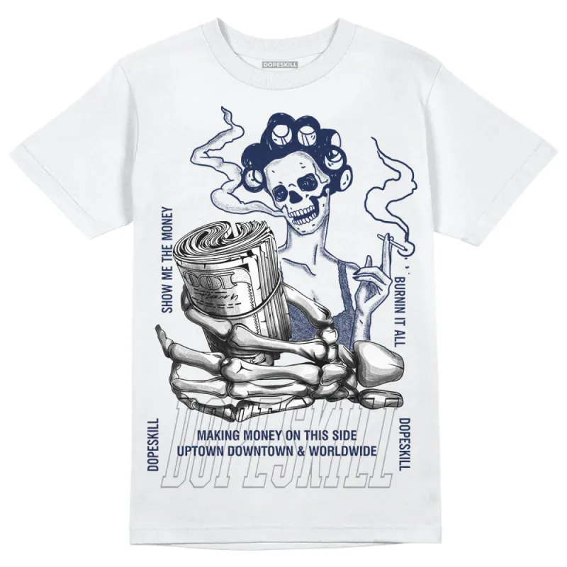 AJ Spizike White Obsidian DopeSkill T-Shirt Show Me The Money Graphic sold by DopeSkill