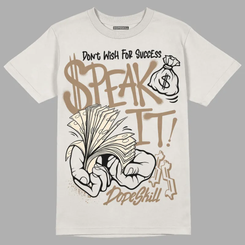 Sail 5s DopeSkill Sand T-shirt Speak It Graphic sold by DopeSkill