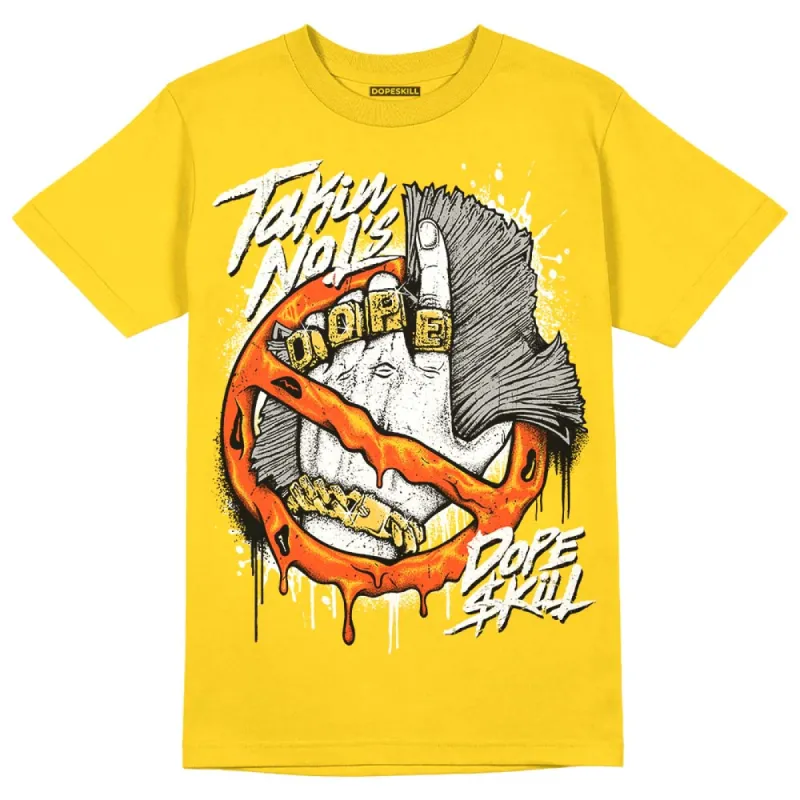Vivid Sulfur 4s DopeSkill Yellow T-shirt Takin No L's Graphic sold by DopeSkill