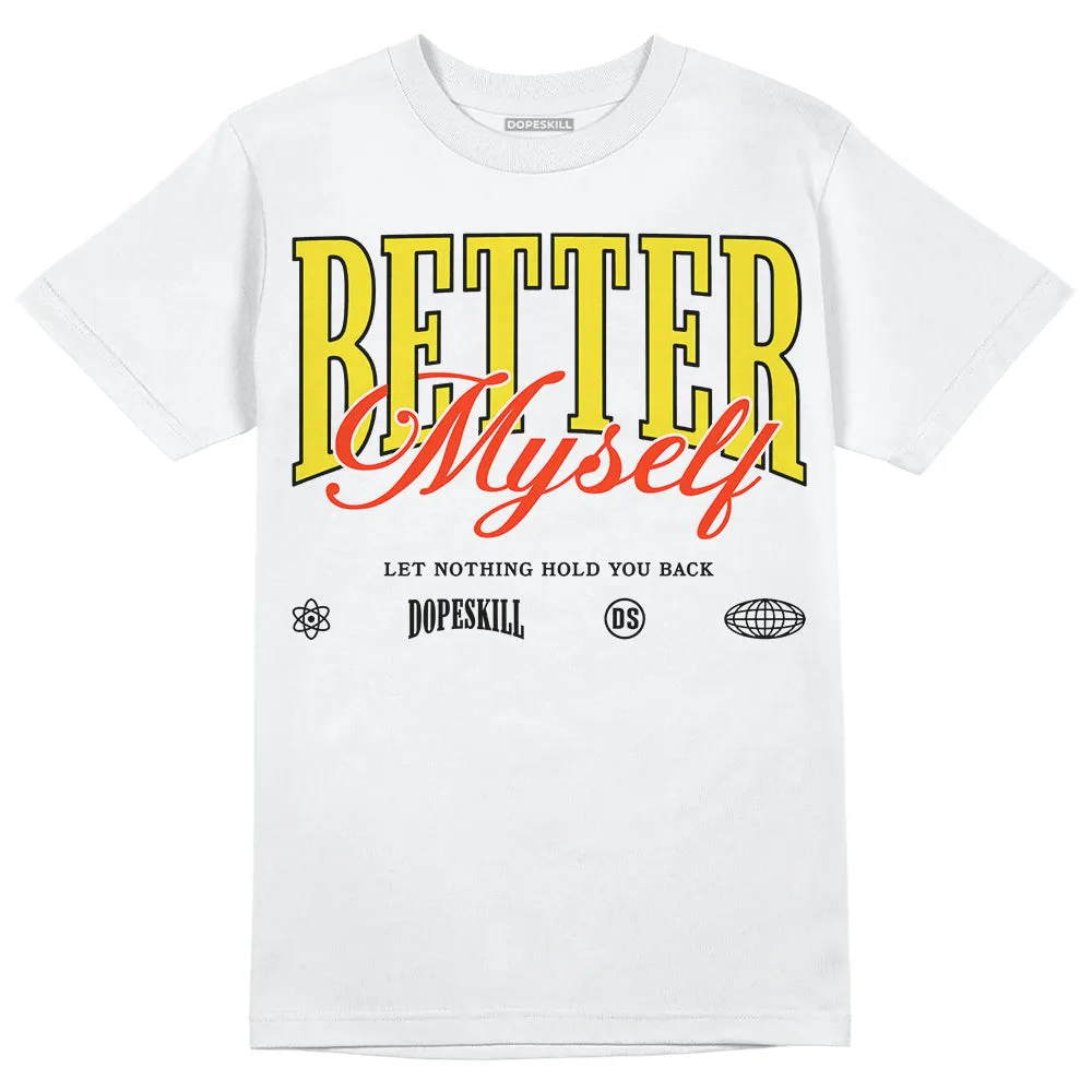 Vivid Sulfur 4s DopeSkill T-Shirt Better Myself Graphic sold by DopeSkill