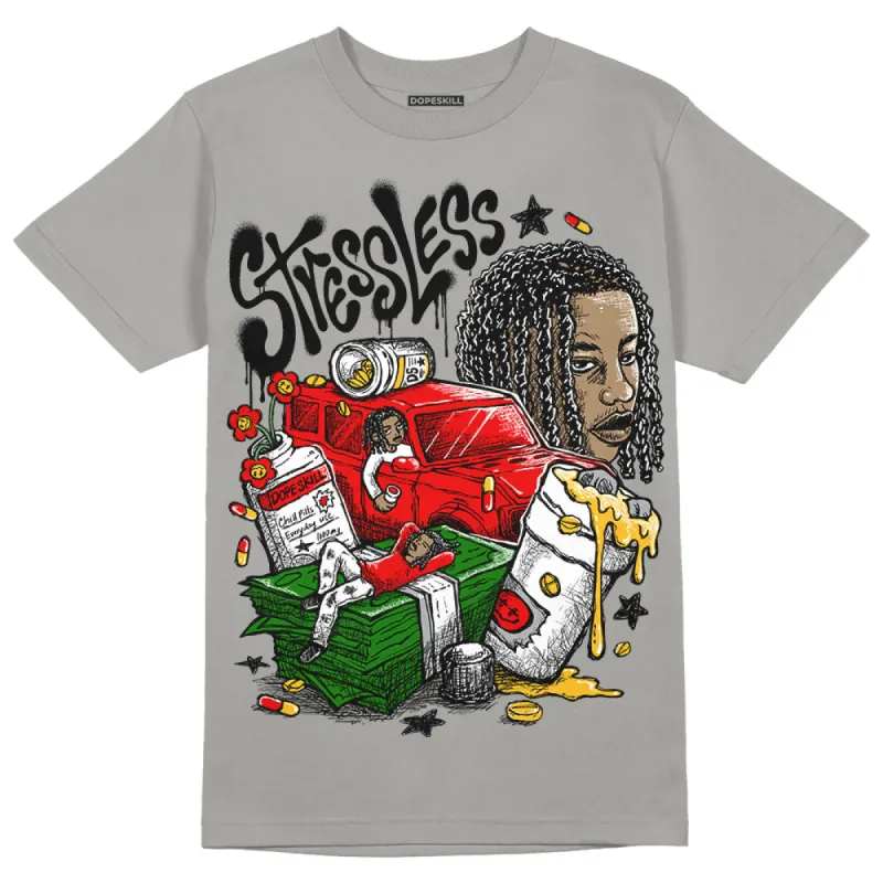 Wet Cement 4s DopeSkill Grey T-shirt Stressless Graphic sold by DopeSkill