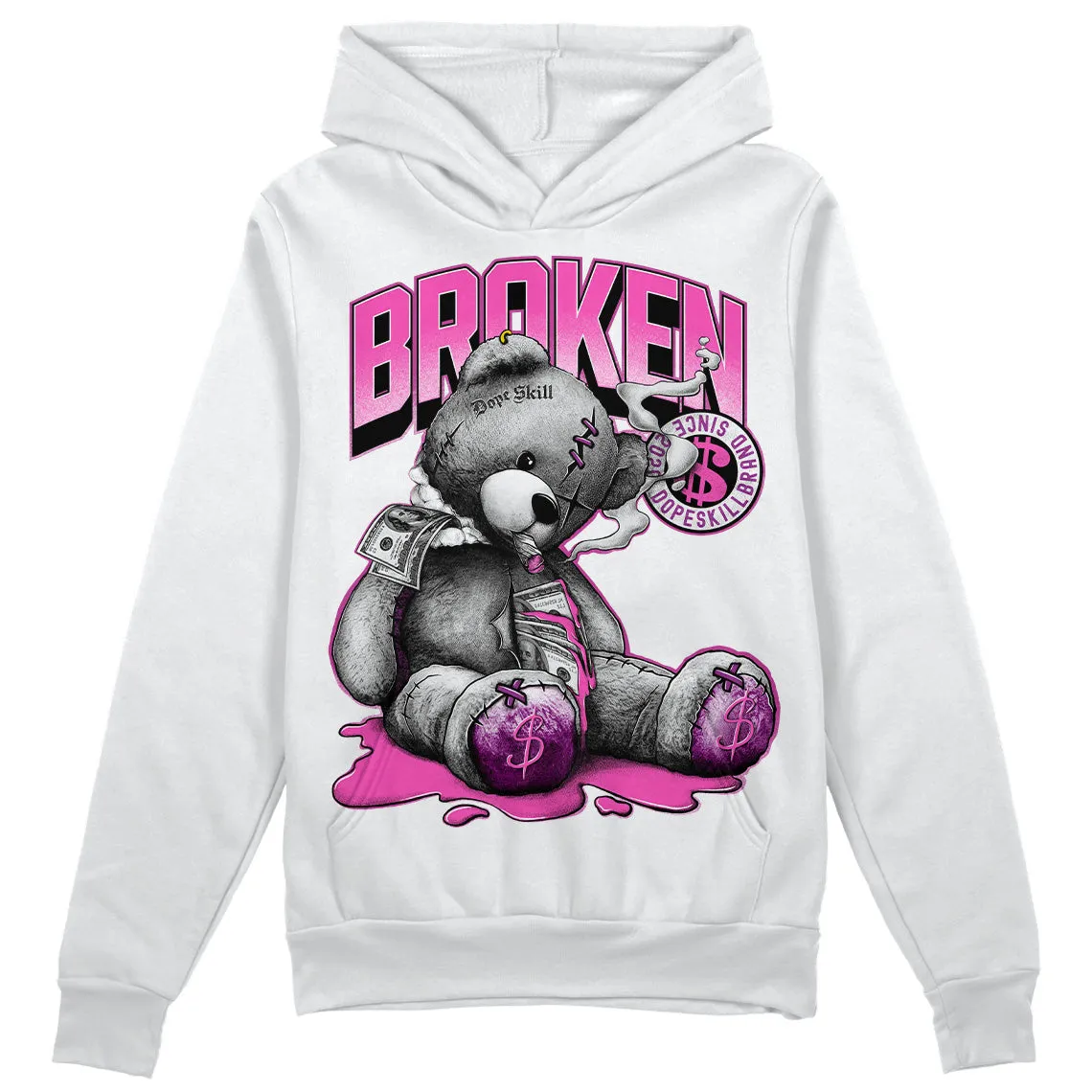 Hyper Violet 4s DopeSkill Hoodie Sweatshirt Sick Bear Graphic sold by DopeSkill