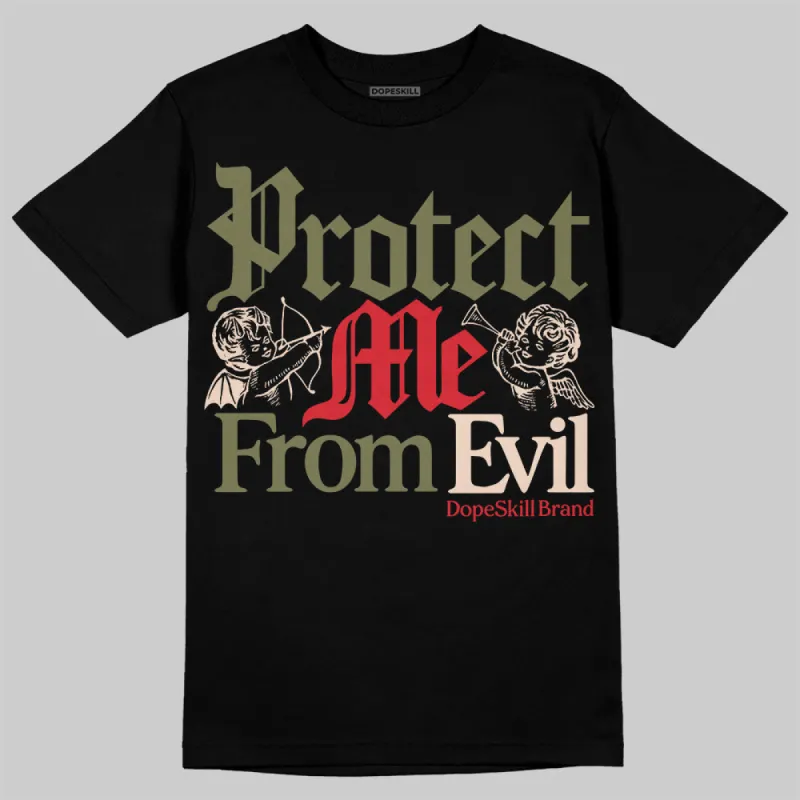 Medium Olive 1s DopeSkill T-Shirt Protect Me From Evil Graphic sold by DopeSkill