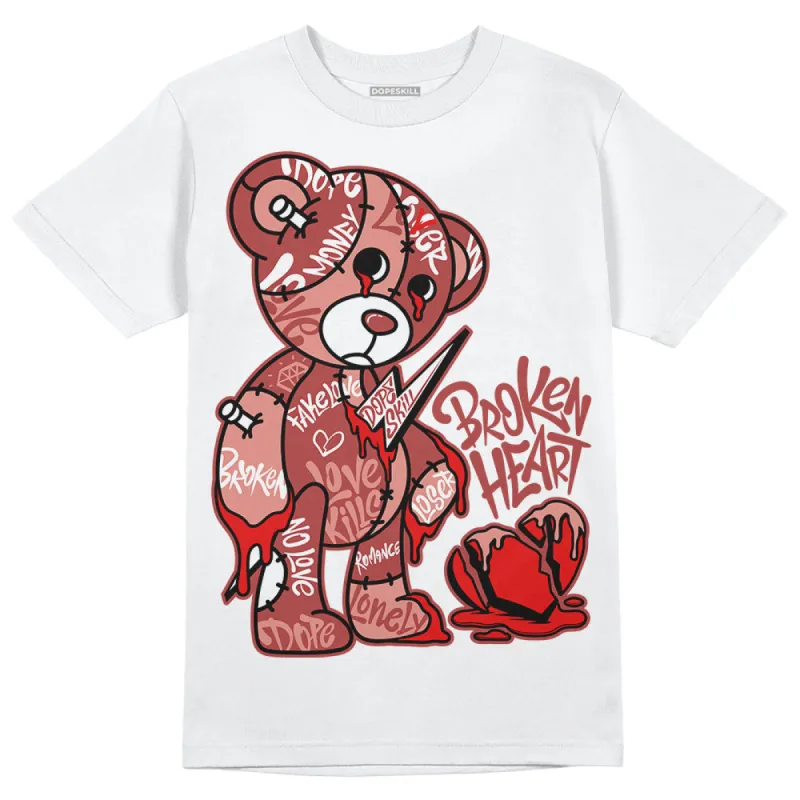 Dune Red 13s DopeSkill T-Shirt Broken Heart Graphic sold by DopeSkill