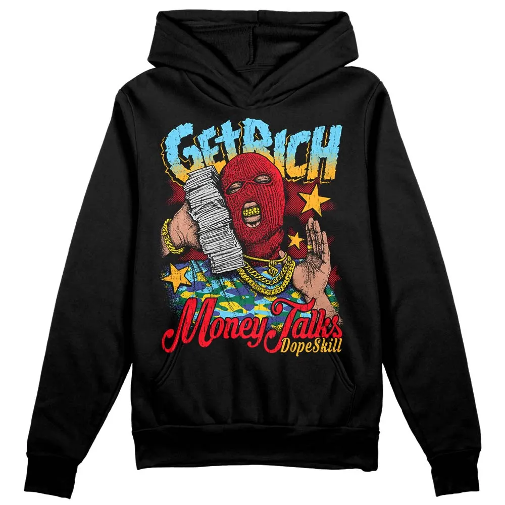 GS 'Six Championships' 1s DopeSkill Hoodie Sweatshirt Get Rich Graphic sold by DopeSkill