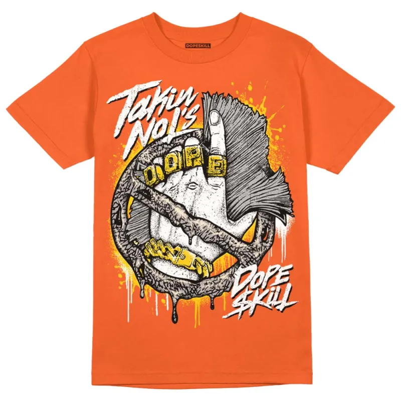 Georgia Peach 3s DopeSkill Orange T-shirt Takin No L's Graphic sold by DopeSkill