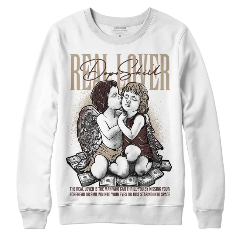 Latte 1s DopeSkill Sweatshirt Real Lover Graphic sold by DopeSkill
