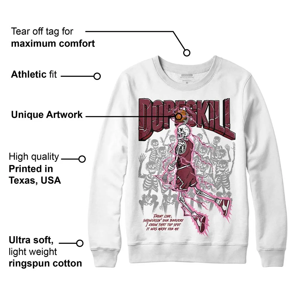 Team Red 1s DopeSkill Sweatshirt Thunder Dunk Graphic sold by DopeSkill product image thumbnail 3