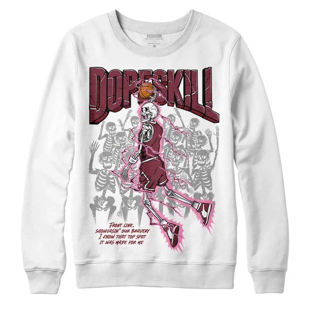 Team Red 1s DopeSkill Sweatshirt Thunder Dunk Graphic sold by DopeSkill