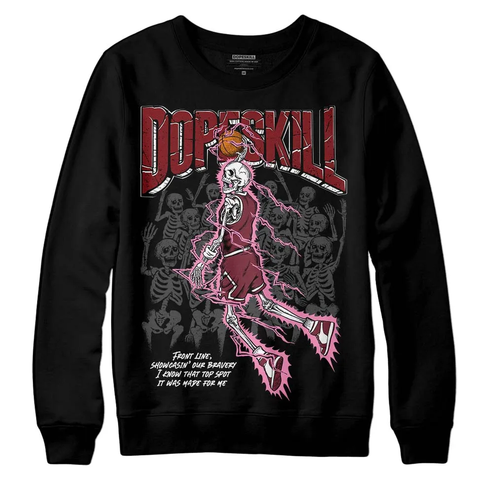 Team Red 1s DopeSkill Sweatshirt Thunder Dunk Graphic sold by DopeSkill product image thumbnail 2
