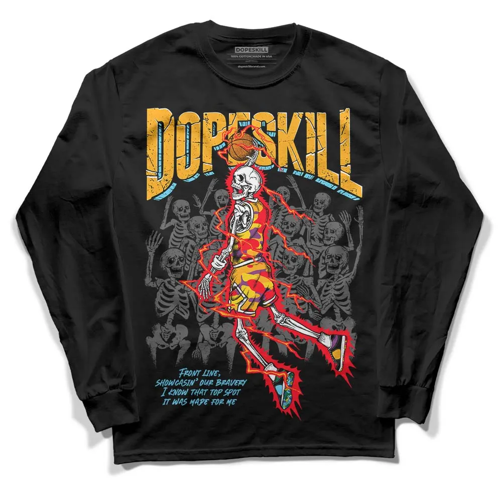GS 'Six Championships' 1s DopeSkill Long Sleeve T-Shirt Thunder Dunk Graphic sold by DopeSkill