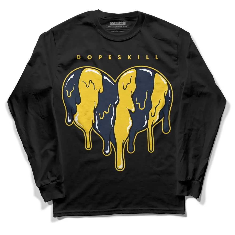 Michigan Dunks DopeSkill Long Sleeve T-Shirt Slime Drip Heart Graphic sold by DopeSkill product image thumbnail 2