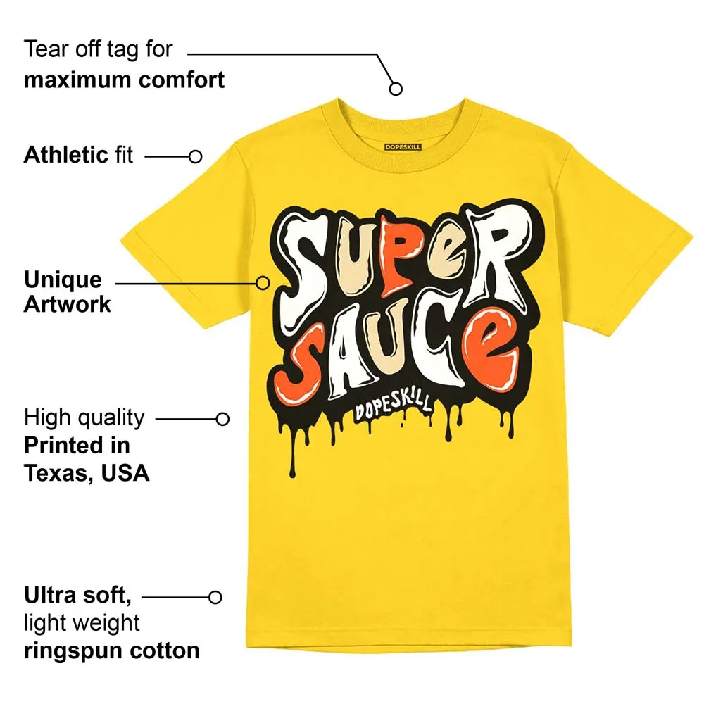 Vivid Sulfur 4s DopeSkill Yellow T-shirt Super Sauce Graphic sold by DopeSkill product image thumbnail 2