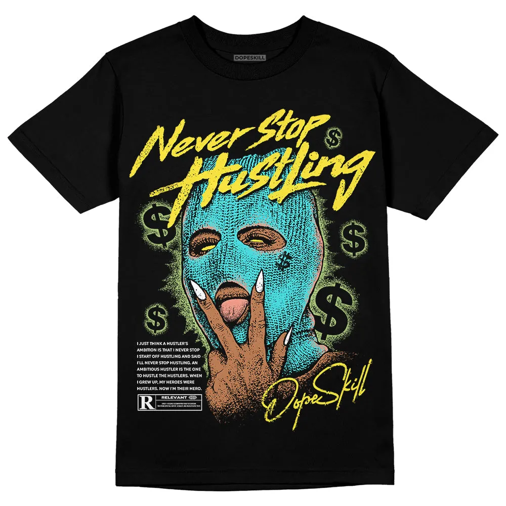 Cyan Burst 9060 DopeSkill T-Shirt Never Stop Hustling Graphic sold by DopeSkill