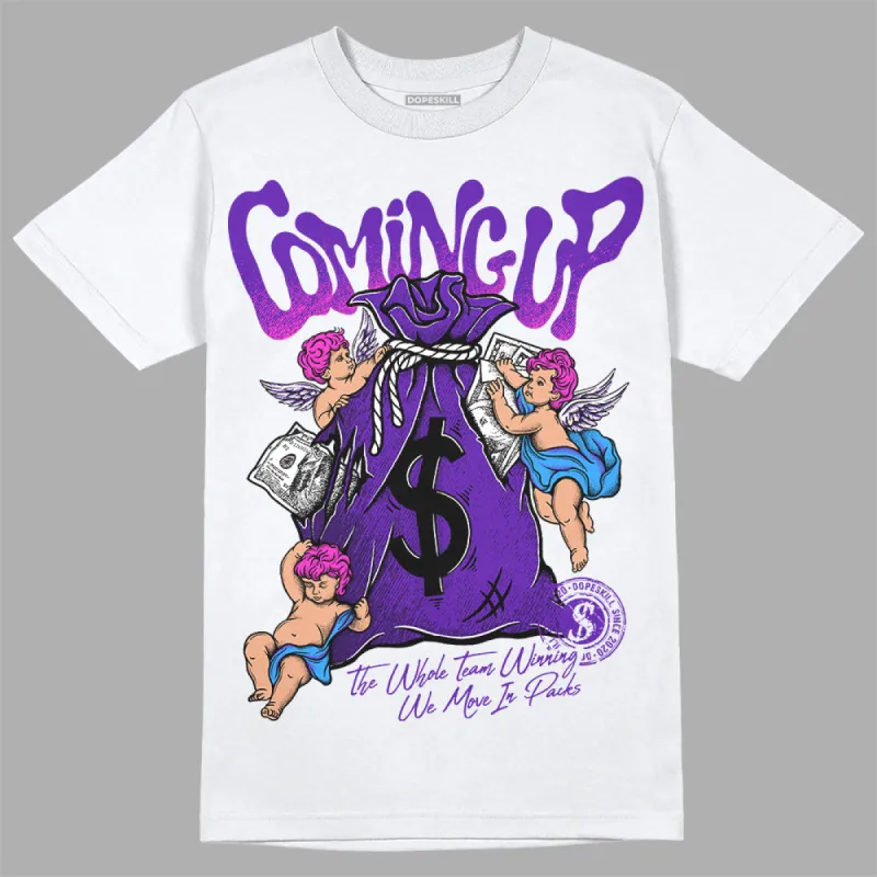 Dunk Purple Championship Court White DopeSkill T-Shirt Money Bag Coming Up Graphic sold by DopeSkill